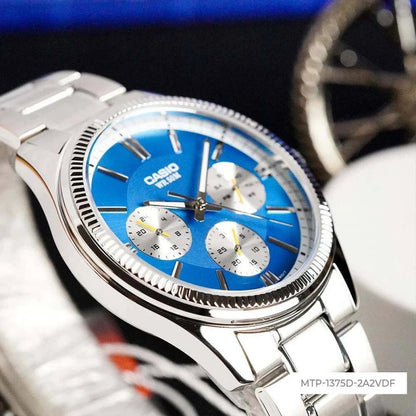 Мъжки аналогов часовник Casio Multi-Dial - Casio Collection - MTP-1375D-2A2VDF