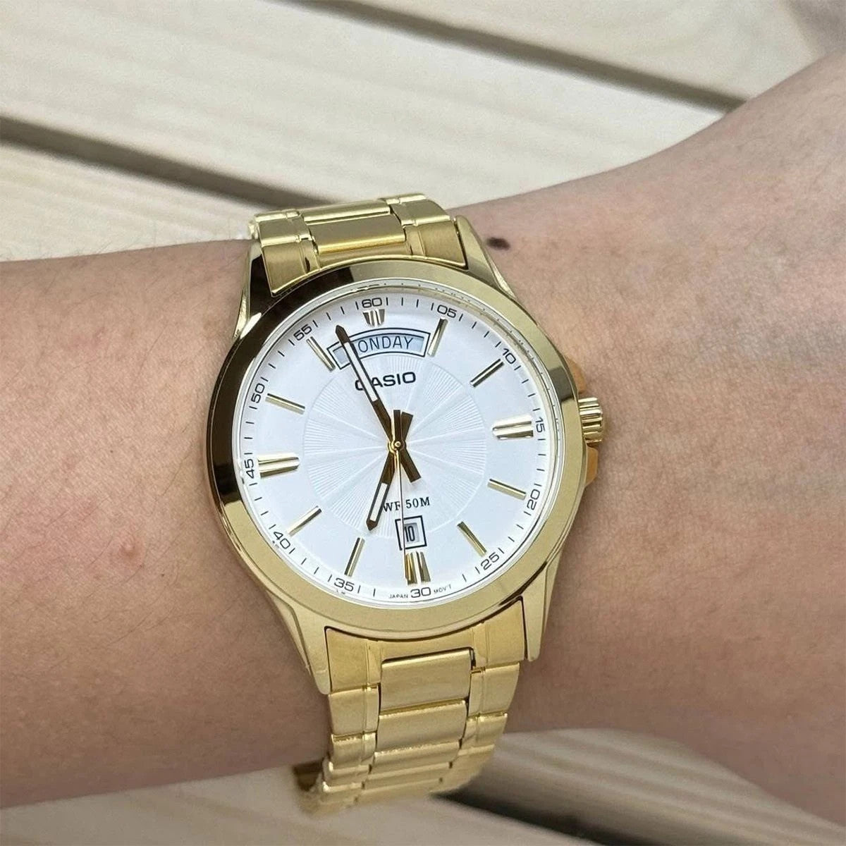 Мъжки аналогов часовник CASIO - Casio Collection - MTP-1381GD-7AVDF