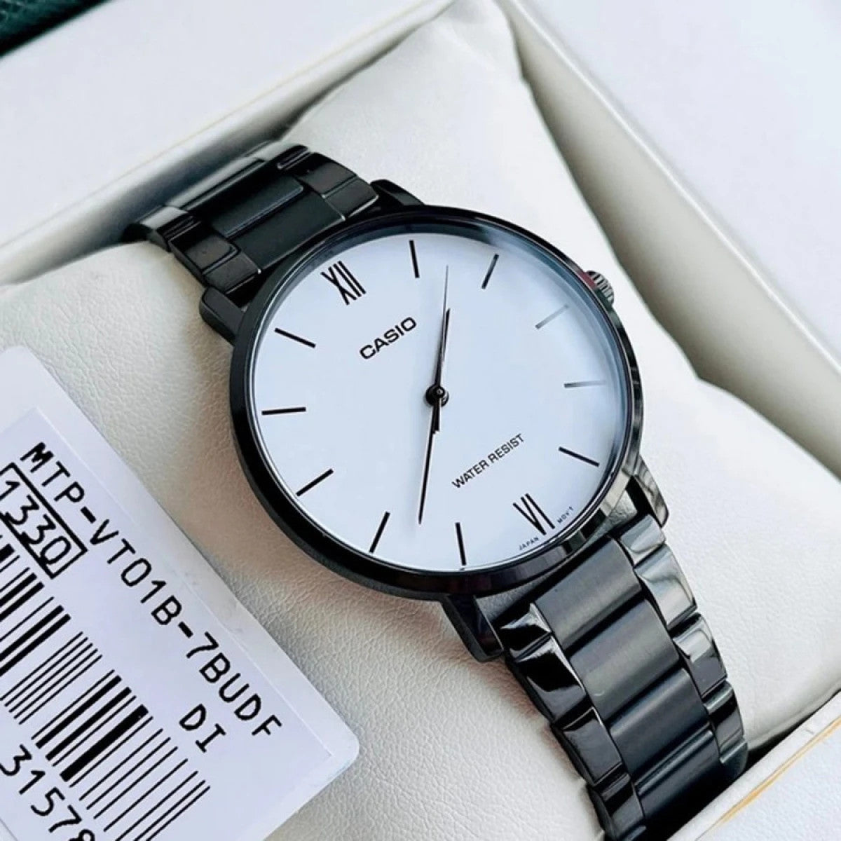 Мъжки аналогов часовник Casio - Casio Collection - MTP-VT01B-7BUDF