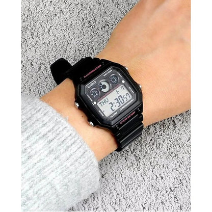 Мъжки дигитален часовник Casio - AE-1300WH-1A2VDF