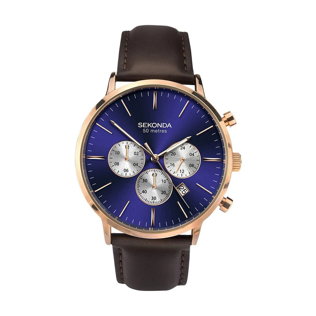 Мъжки часовник Sekonda Classic Dual-Time Chronograph - S-1658.00