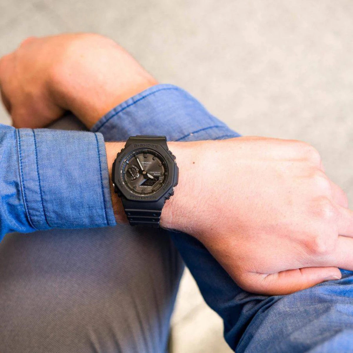 Мъжки часовник Casio G-Shock Bluetooth Solar - GA-B2100-1A1ER