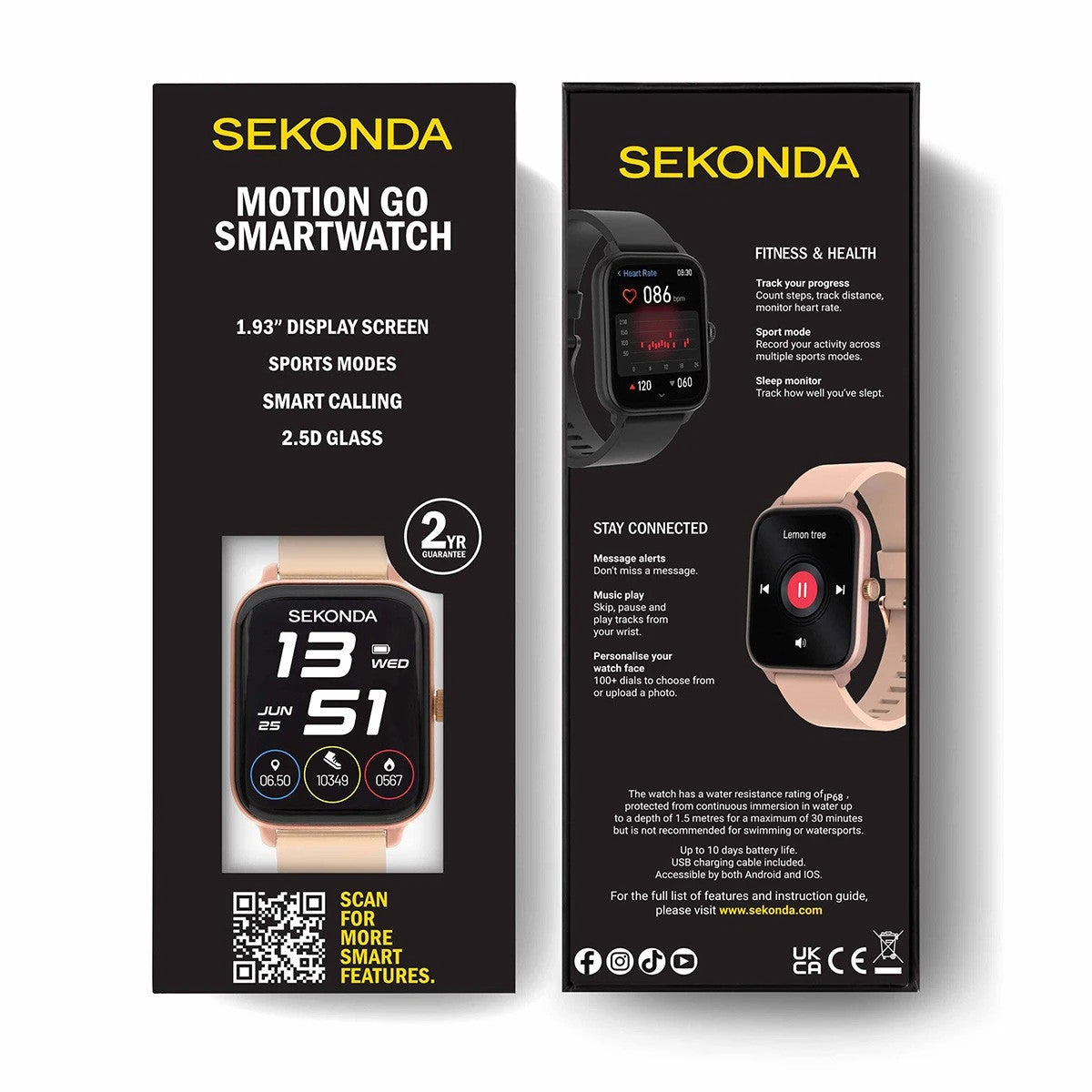 Дамски смарт часовник Sekonda Active - S-30290