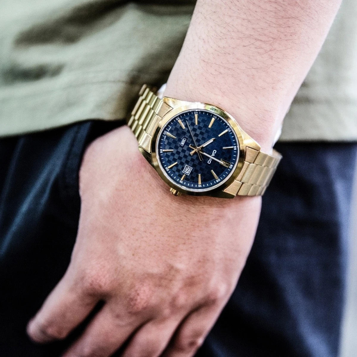 Мъжки аналогов часовник Casio - Casio Collection - MTP-VD03G-2AUDF