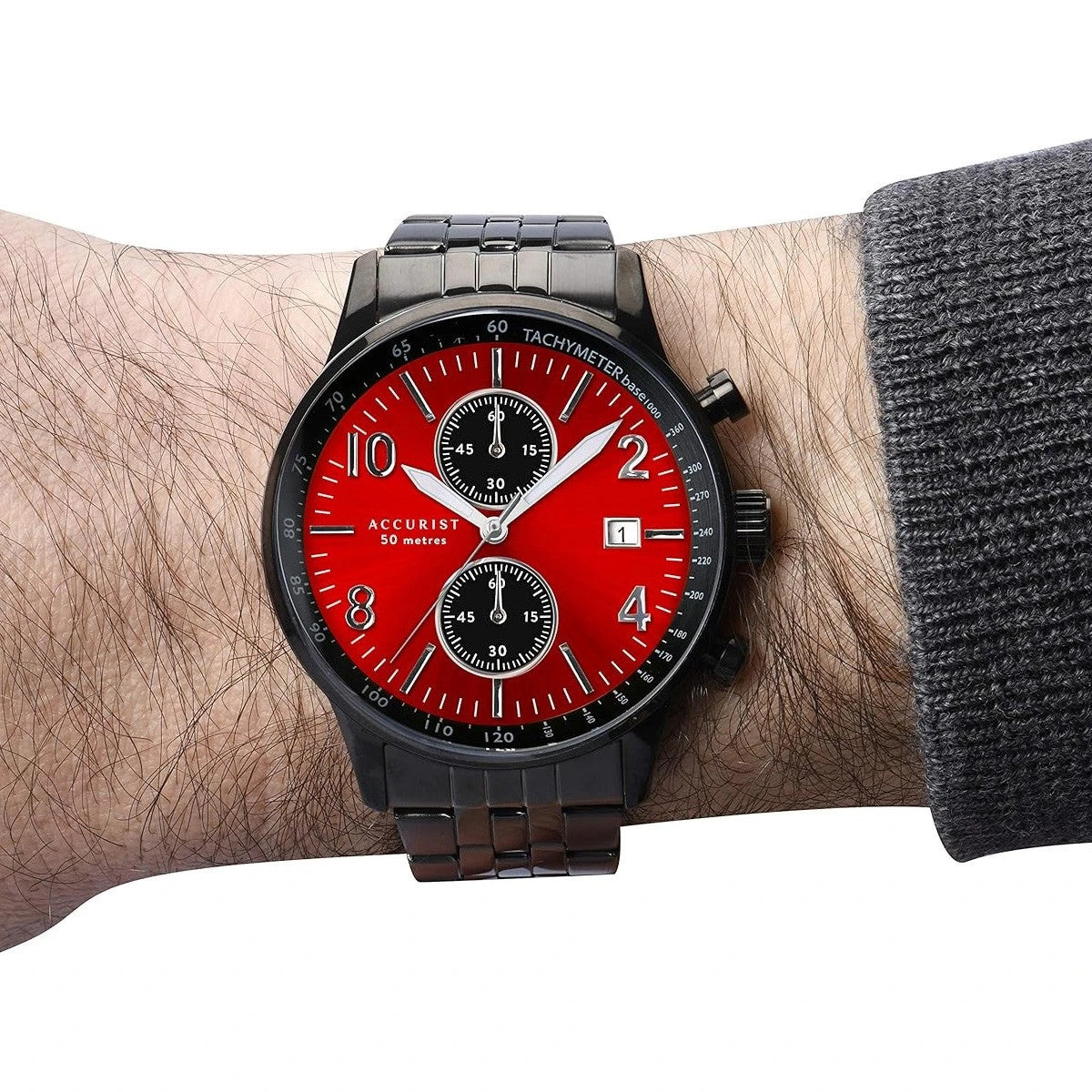 Мъжки аналогов часовник Accurist Chronograph - A-7383