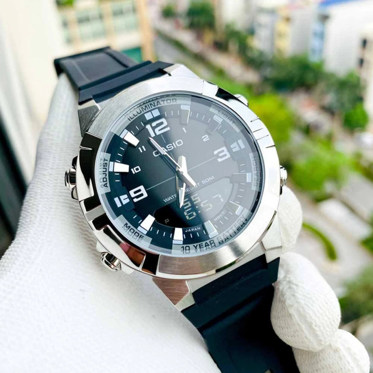 Мъжки дигитален часовник Casio - Casio Collection - AMW-870-1AVDF