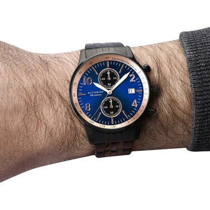 Мъжки аналогов часовник Accurist Chronograph - A-7379