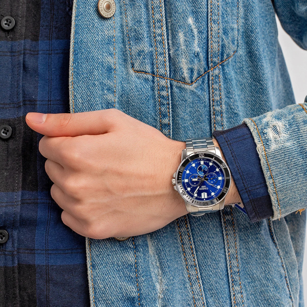 Мъжки аналогов часовник Casio - MTP-VD300D-2EUDF