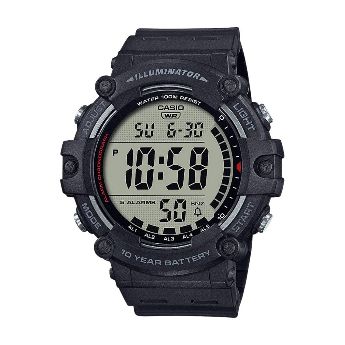 Мъжки дигитален часовник Casio - Casio Collection - AE-1500WH-1AVEF