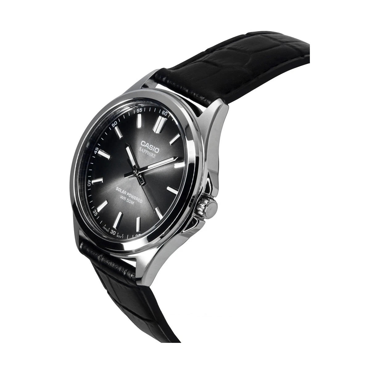 Мъжки аналогов часовник Casio Sapphire Solar - MTS-RS100L-1AVDF