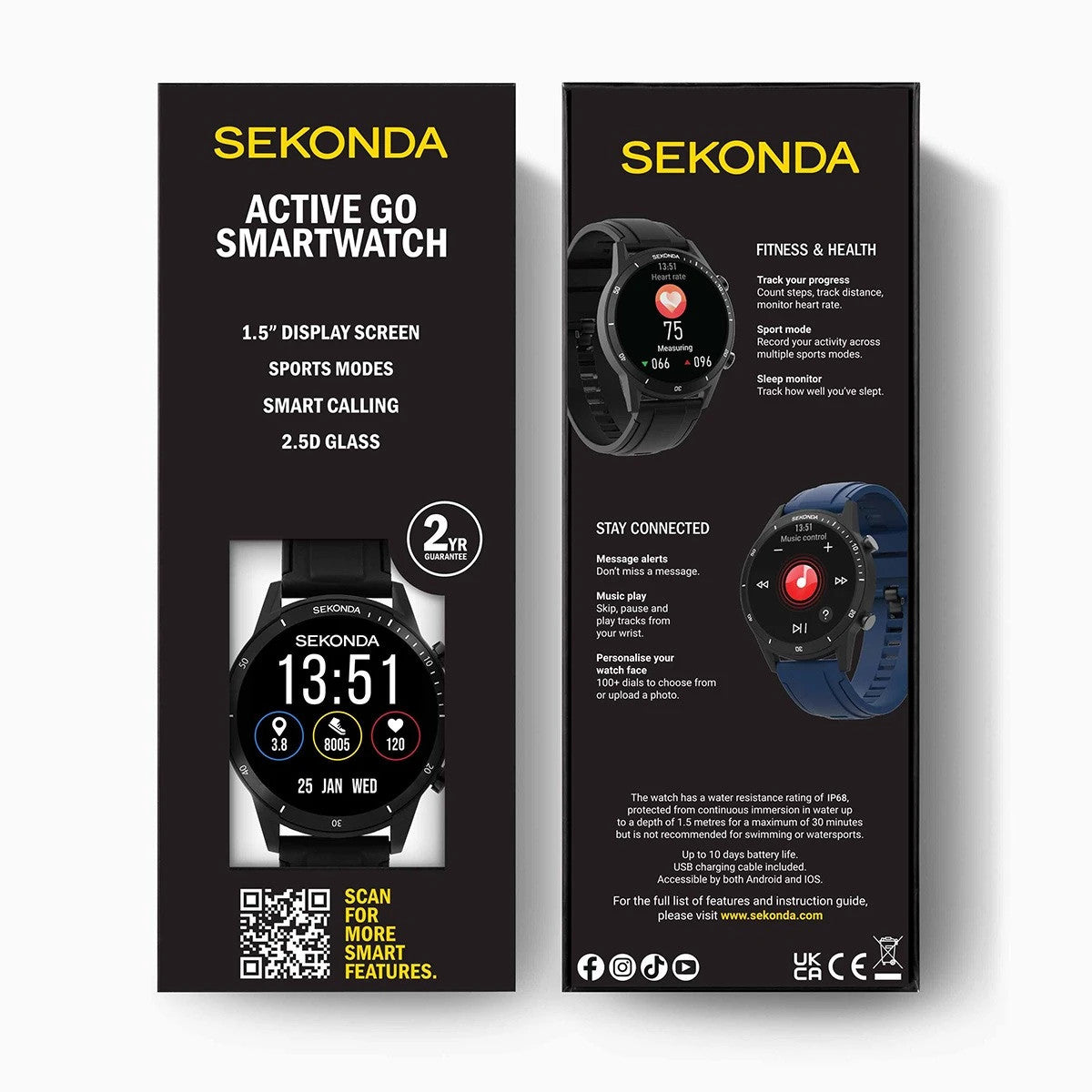 Мъжки смарт часовник Sekonda Active - S-30287