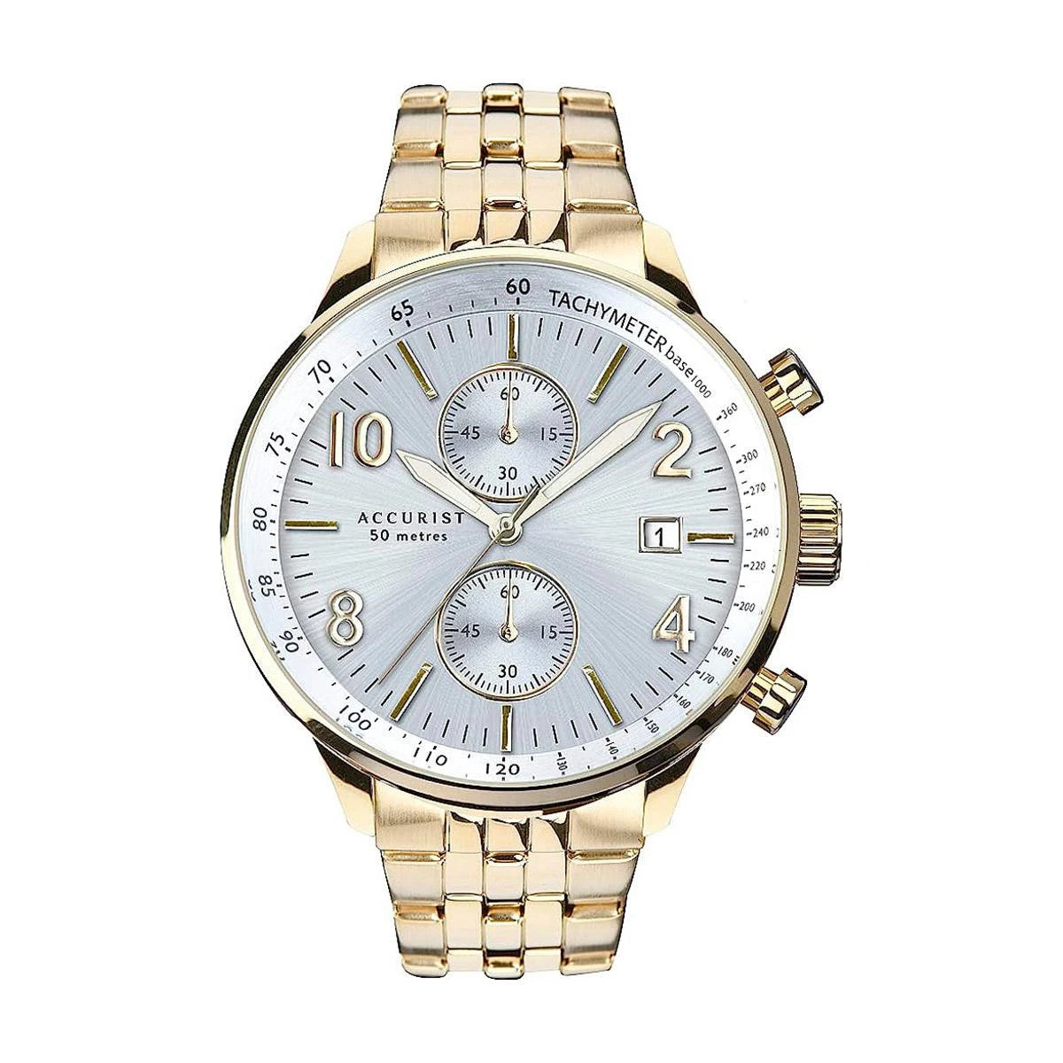Мъжки аналогов часовник Accurist Chronograph - A-7377
