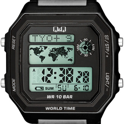 Мъжки дигитален часовник Q&Q World Time - M196J008Y