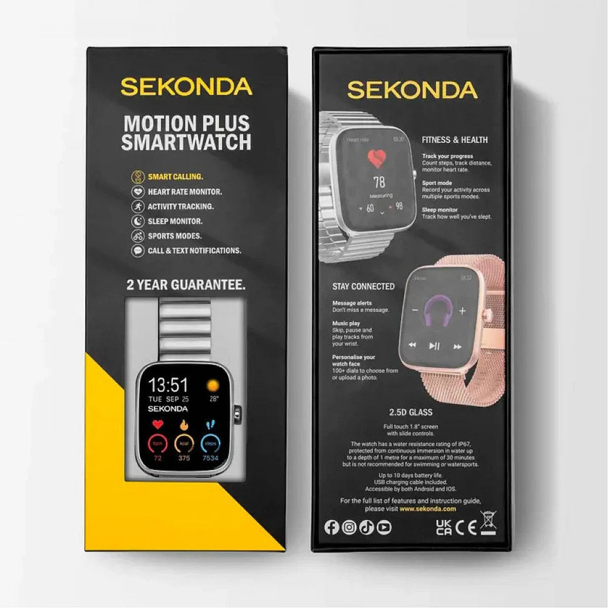 Мъжки смарт часовник Sekonda Motion Plus - S-30221