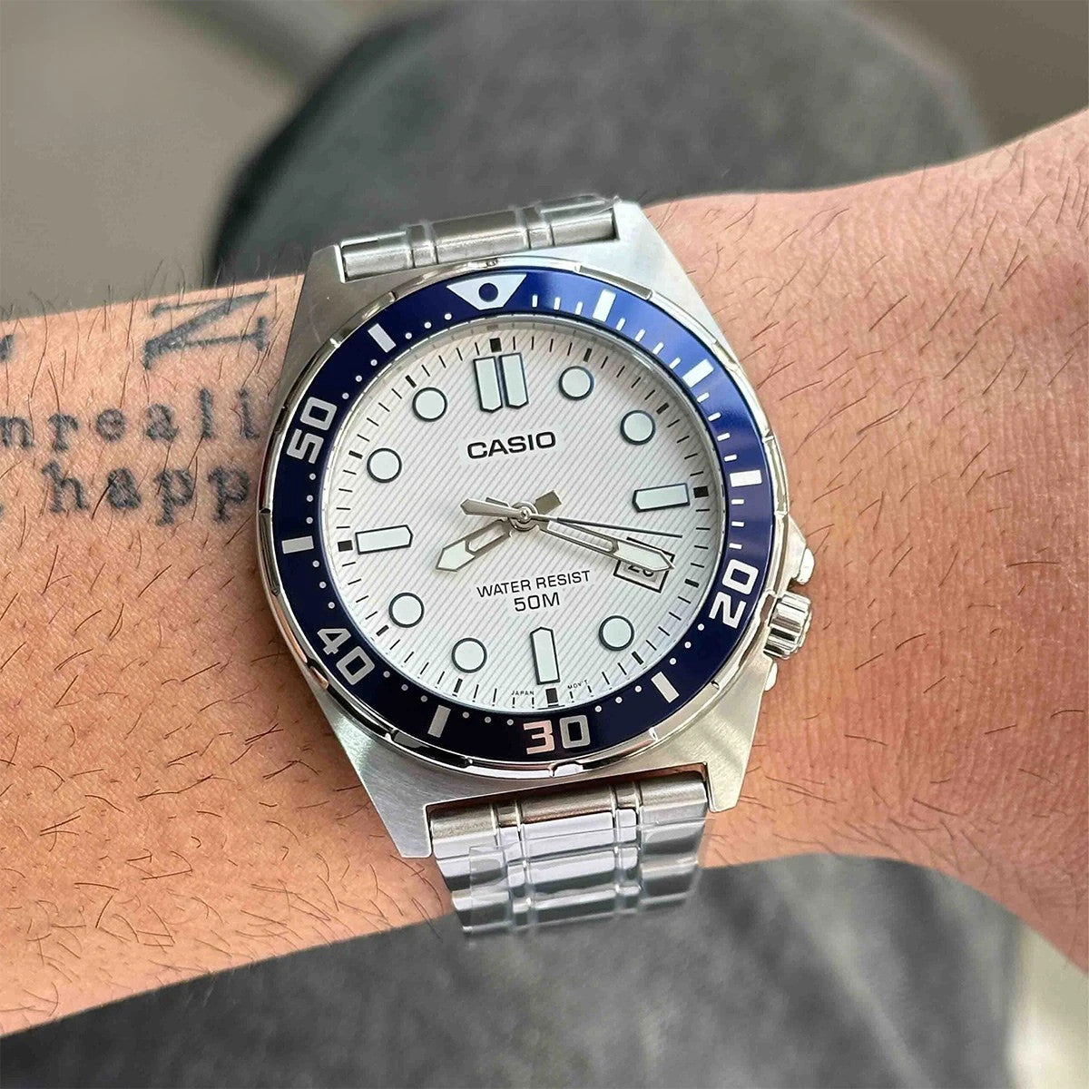Мъжки аналогов часовник Casio - MTD-135D-7AVDF