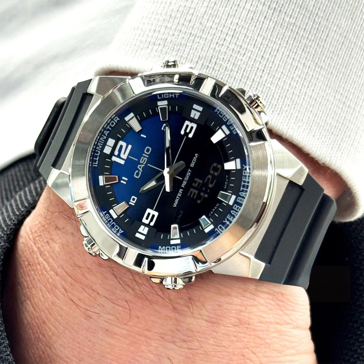 Мъжки часовник Casio - AMW-870A-2AVDF