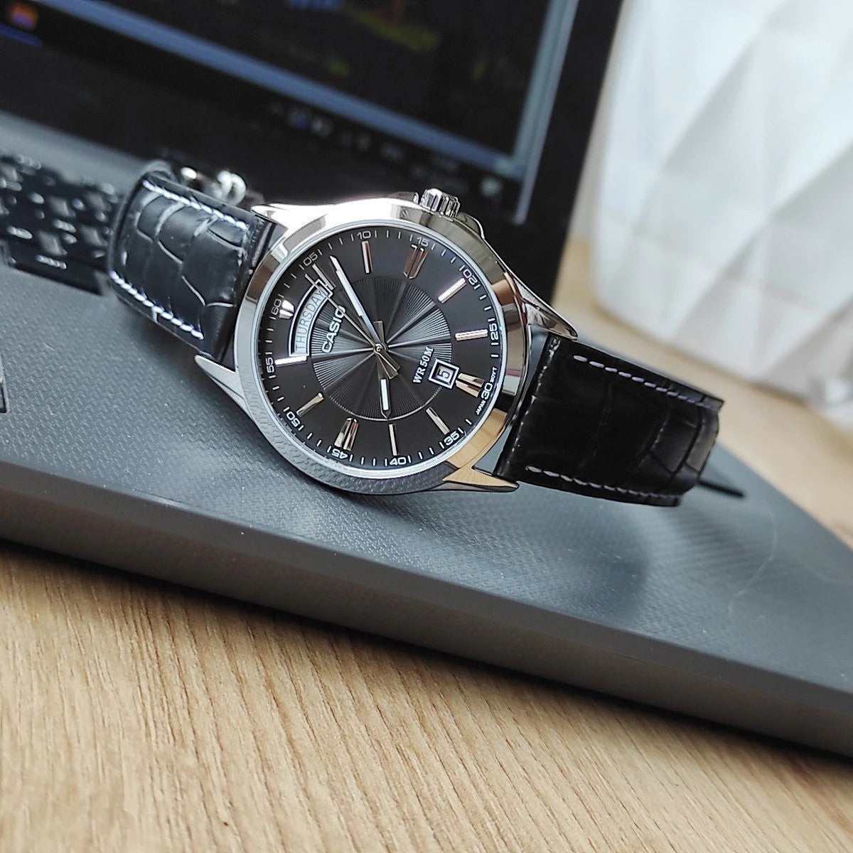 Мъжки аналогов часовник CASIO - Casio Collection - MTP-1381L-1AVDF