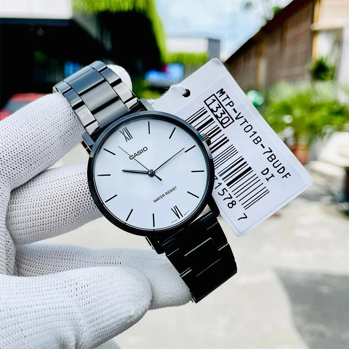Мъжки аналогов часовник Casio - Casio Collection - MTP-VT01B-7BUDF
