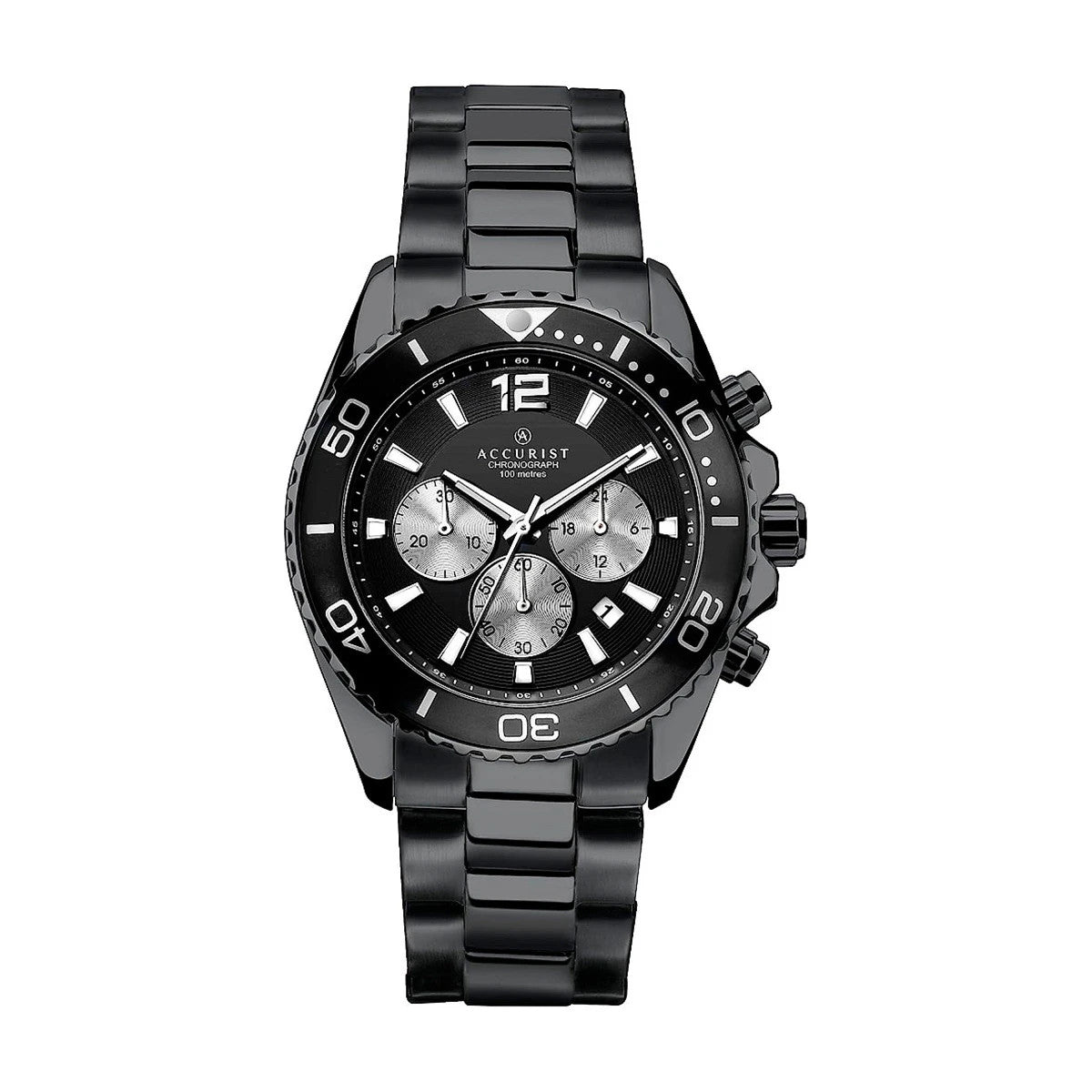 Мъжки аналогов часовник Accurist Chronograph - A-7205