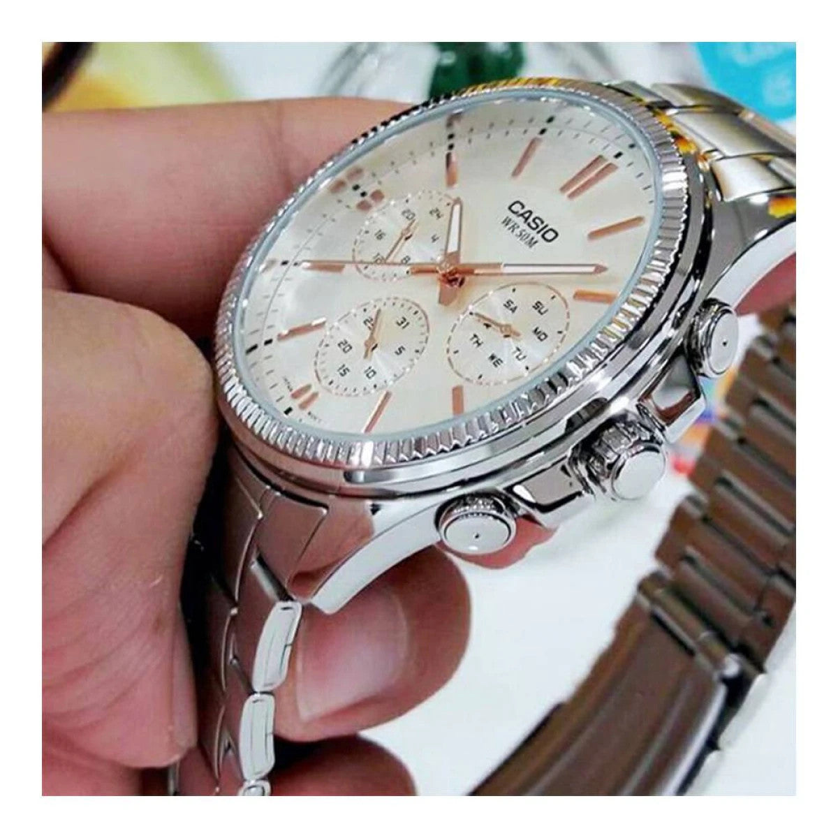 Мъжки аналогов часовник Casio Multi-Dial - Casio Collection - MTP-1375D-7A2VDF
