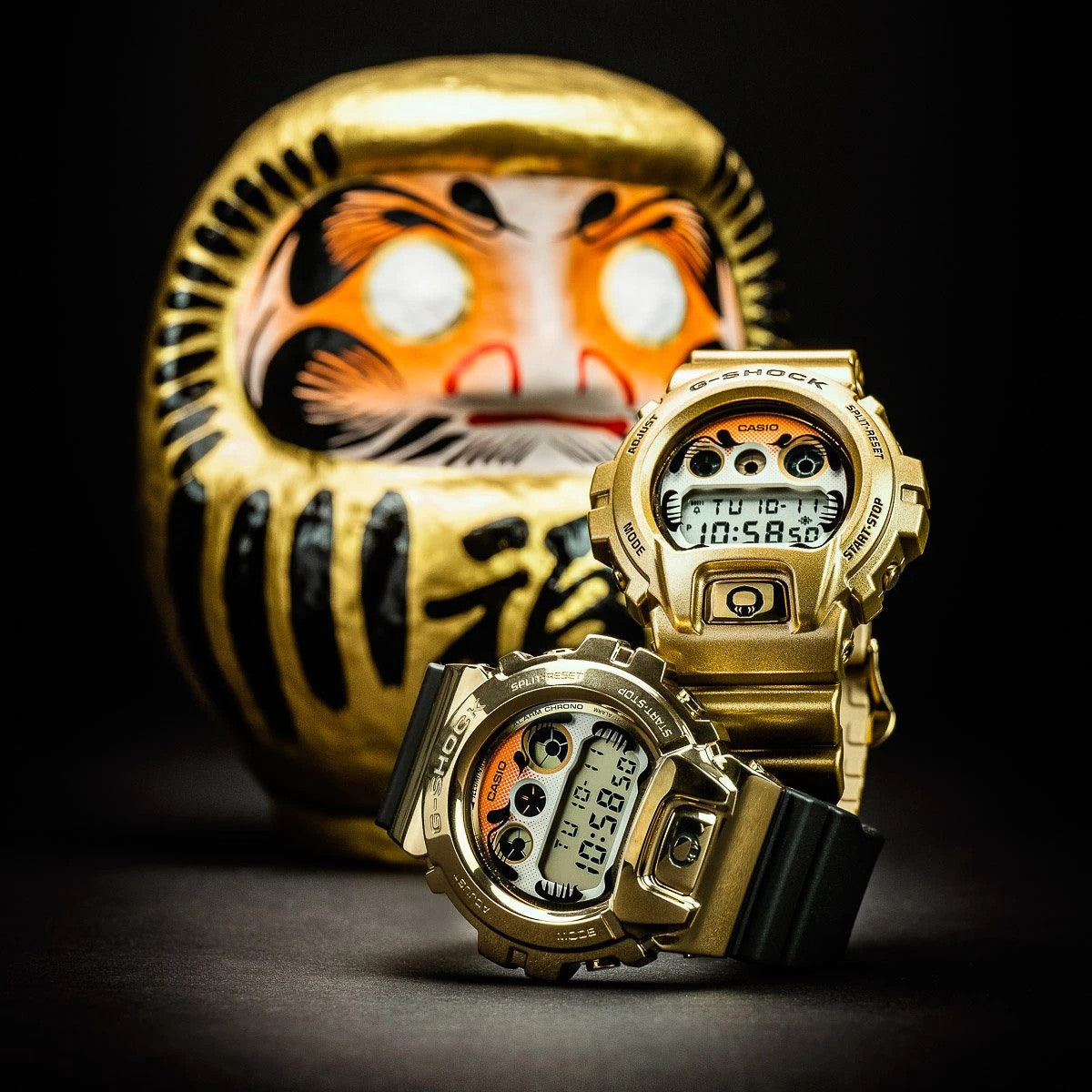 Мъжки часовник Casio G-Shock Daruma Limited Edition - DW-6900GDA-9ER
