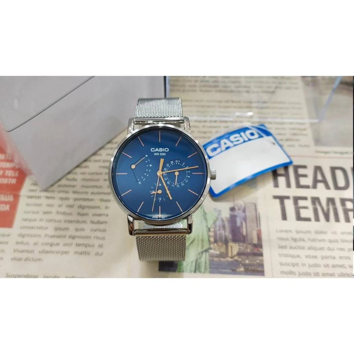 Мъжки аналогов часовник Casio - MTP-E320M-2EVDF