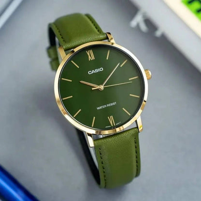 Мъжки аналогов часовник Casio - Casio Collection - MTP-VT01GL-3BUDF
