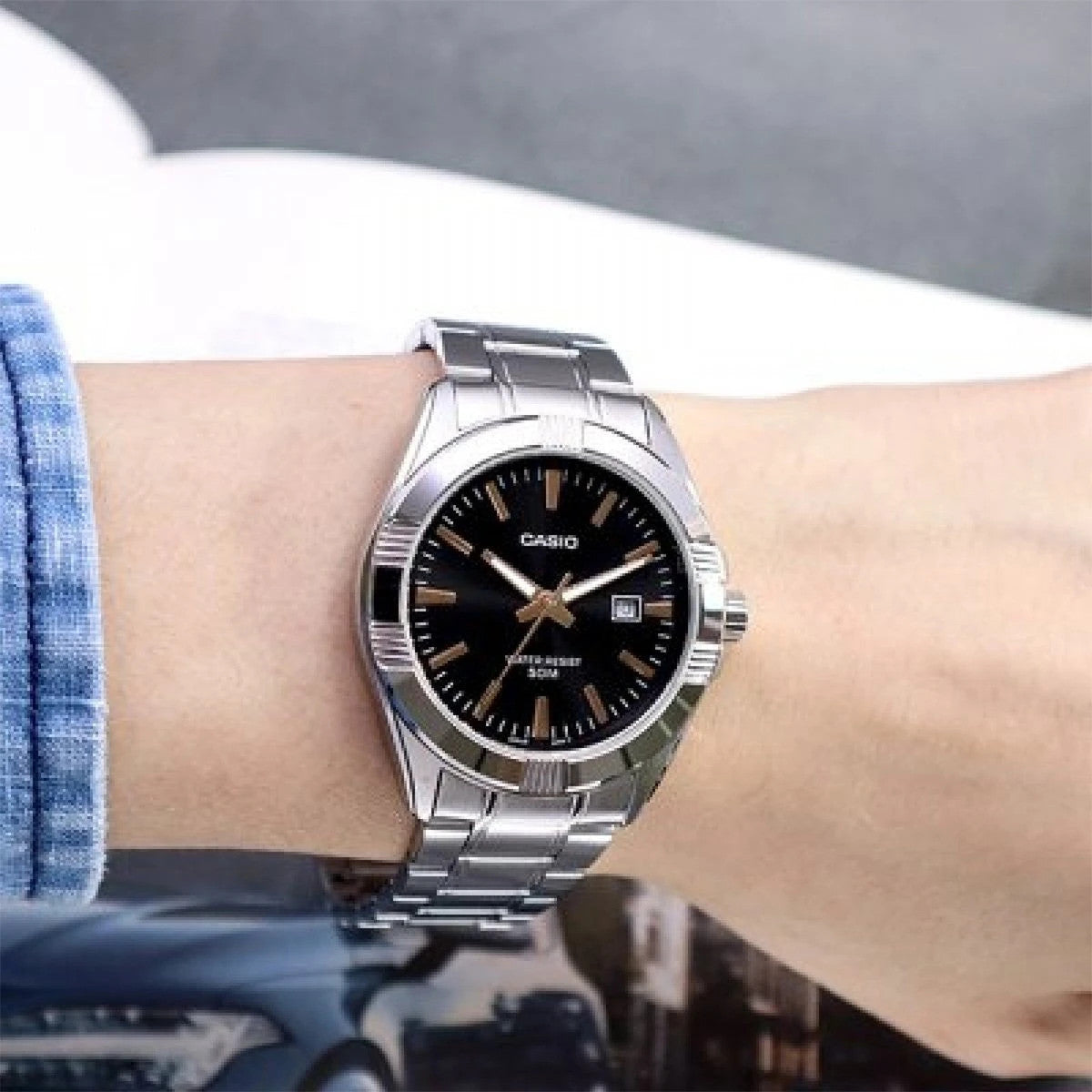 Мъжки аналогов часовник Casio - Casio Collection - MTP-1308D-1A2VDF