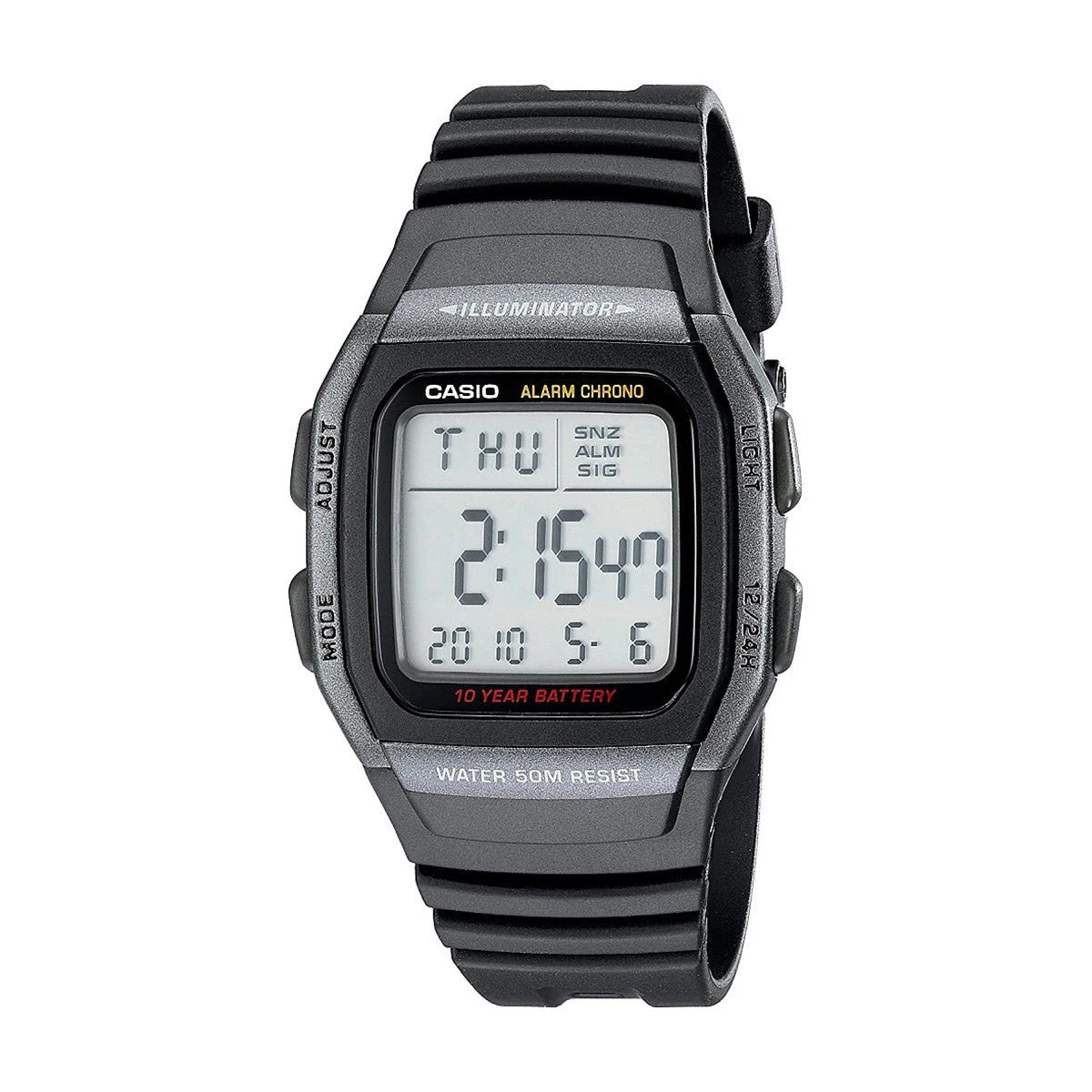 Мъжки дигитален часовник Casio - Casio Collection - W-96H-1BVDF