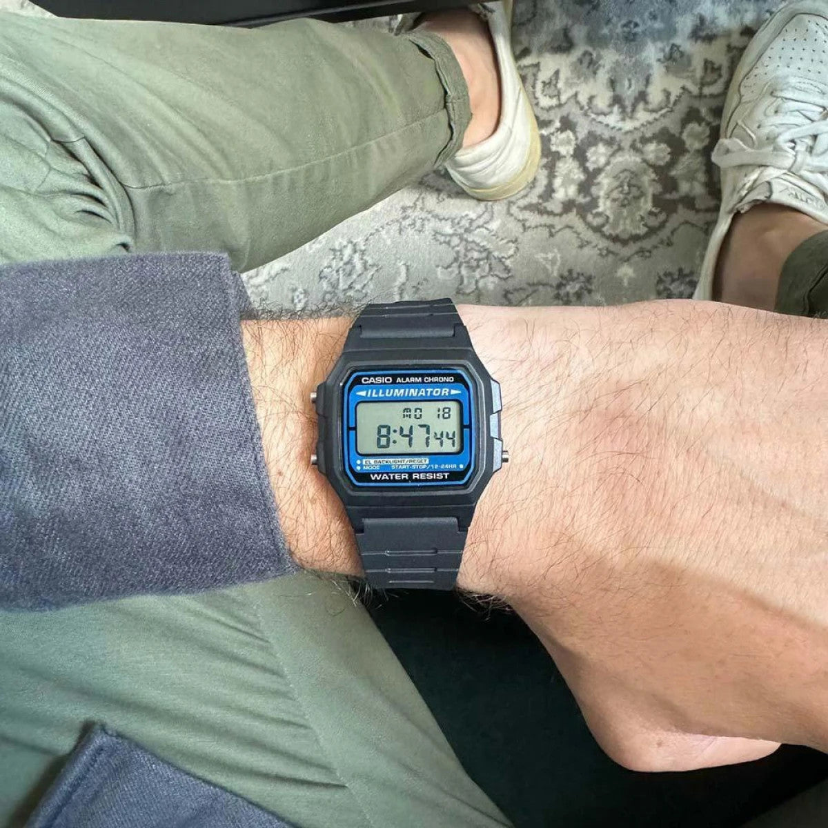 Мъжки часовник CASIO - F-105W-1AWYEF