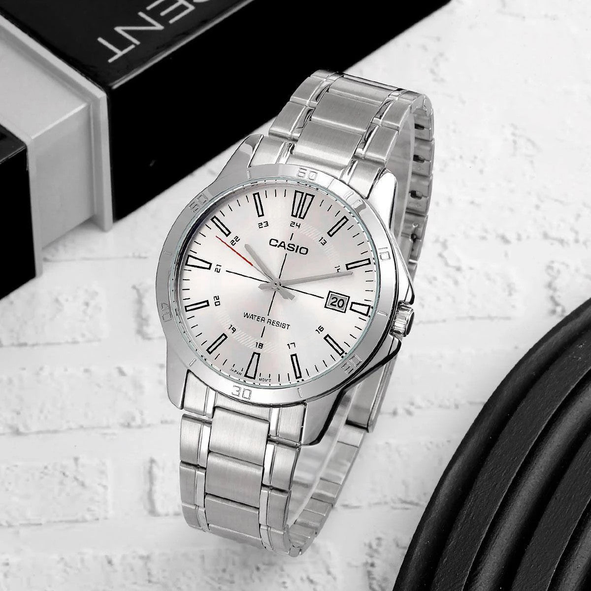 Мъжки аналогов часовник Casio - Casio Collection - MTP-V004D-7CUDF