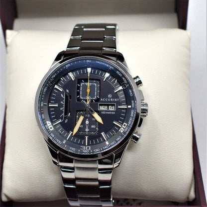 Мъжки аналогов часовник Accurist Chronograph - A-7005