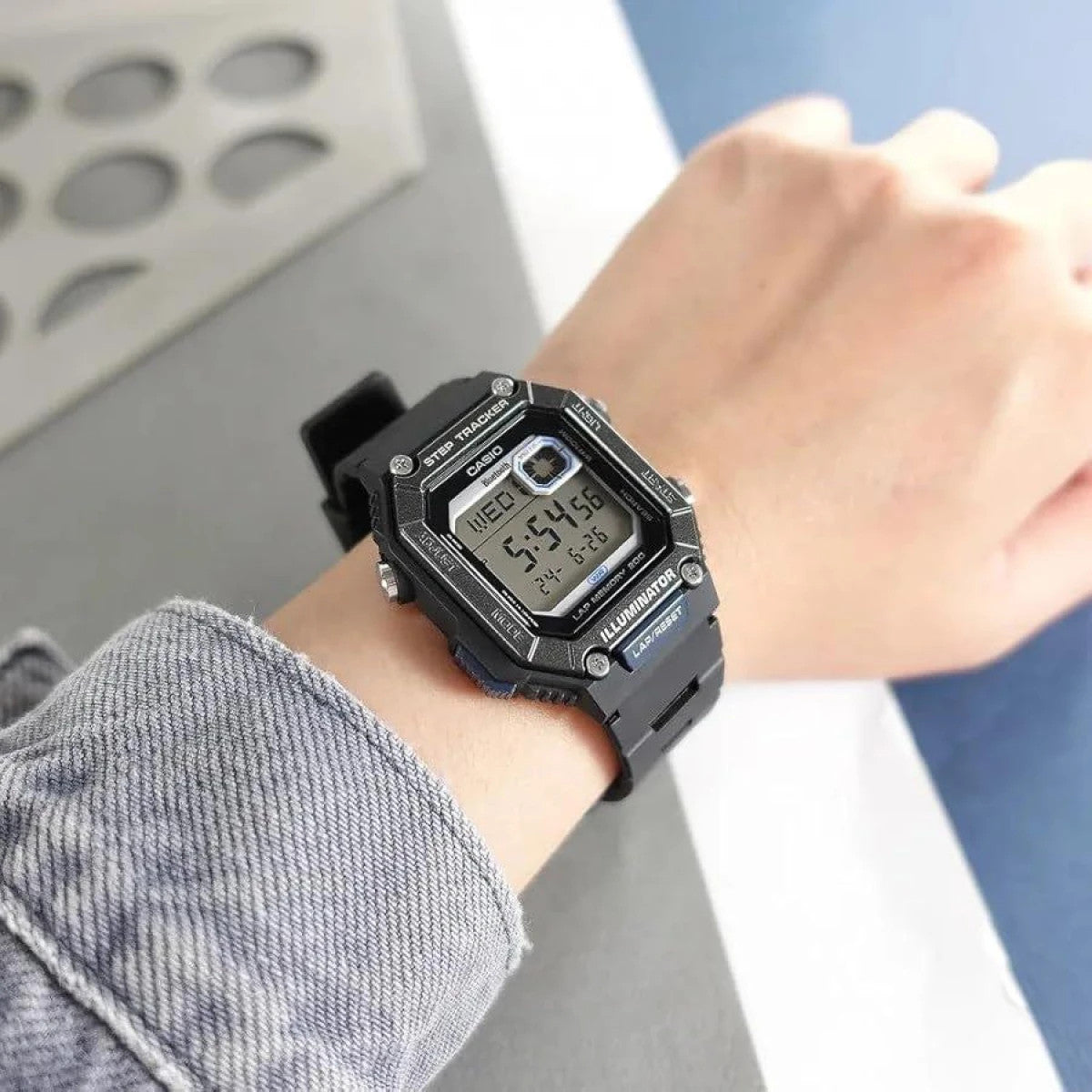 Мъжки часовник Casio - Casio Collection - WS-B1000-1AVEF