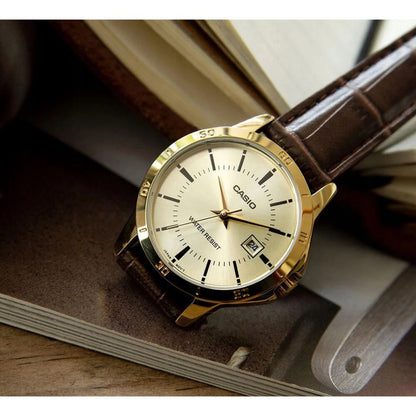 Мъжки аналогов часовник Casio - Casio Collection - MTP-V004GL-9AUDF