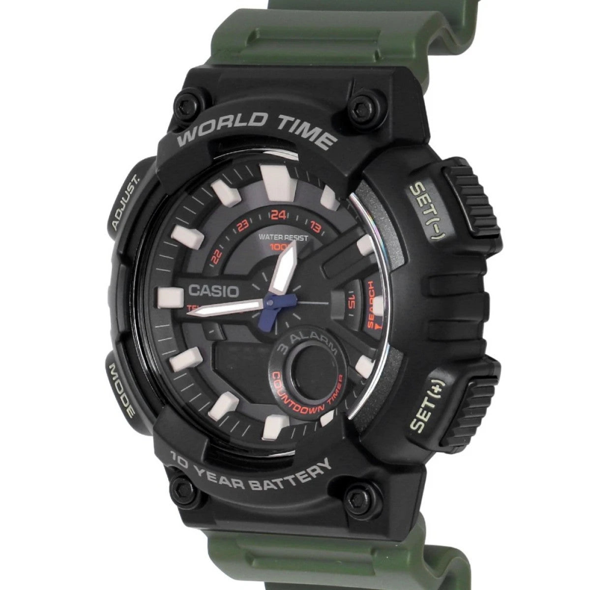 Мъжки дигитален часовник Casio - Casio Collection - AEQ-110W-3AVDF