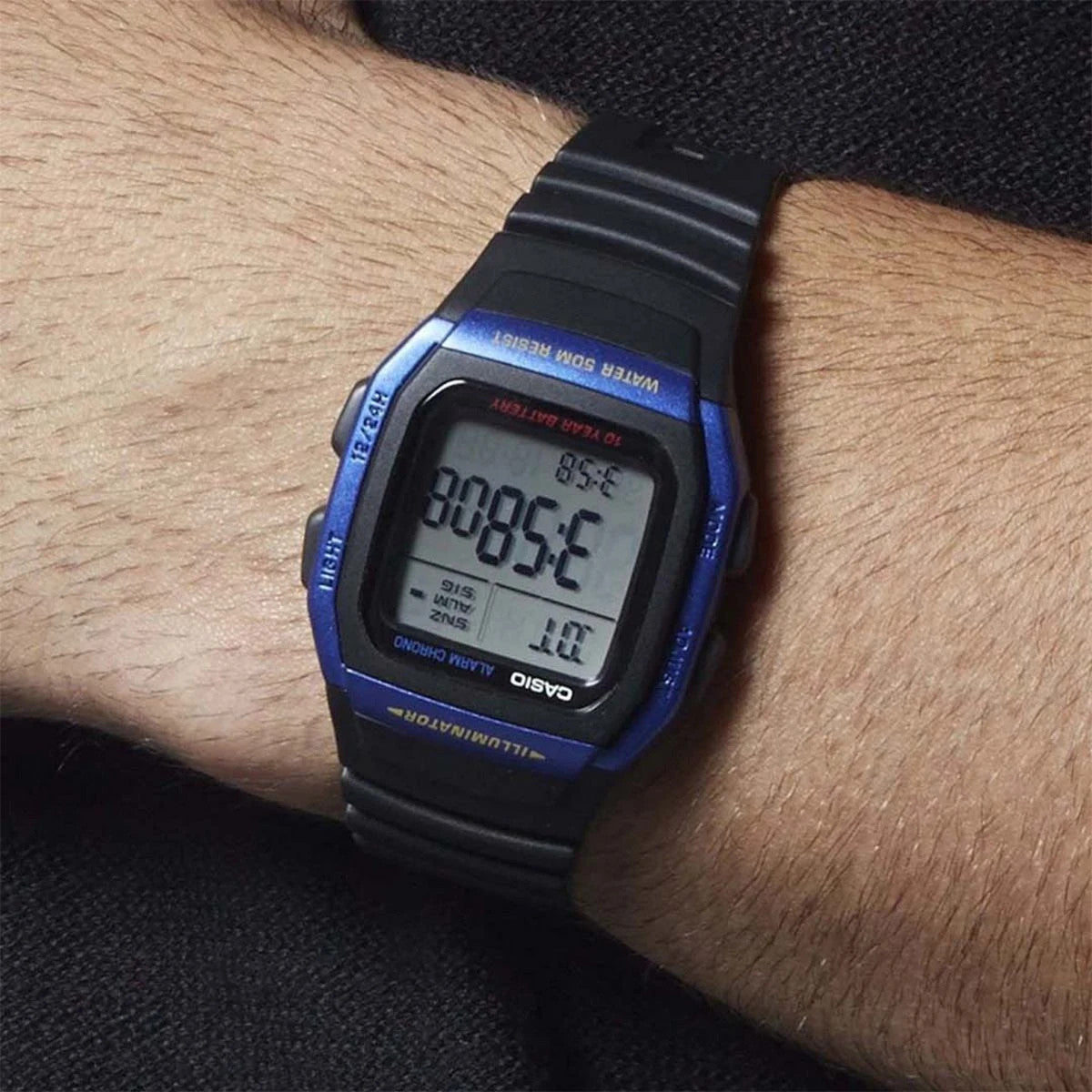 Мъжки дигитален часовник Casio - Casio Collection - W-96H-2AVDF
