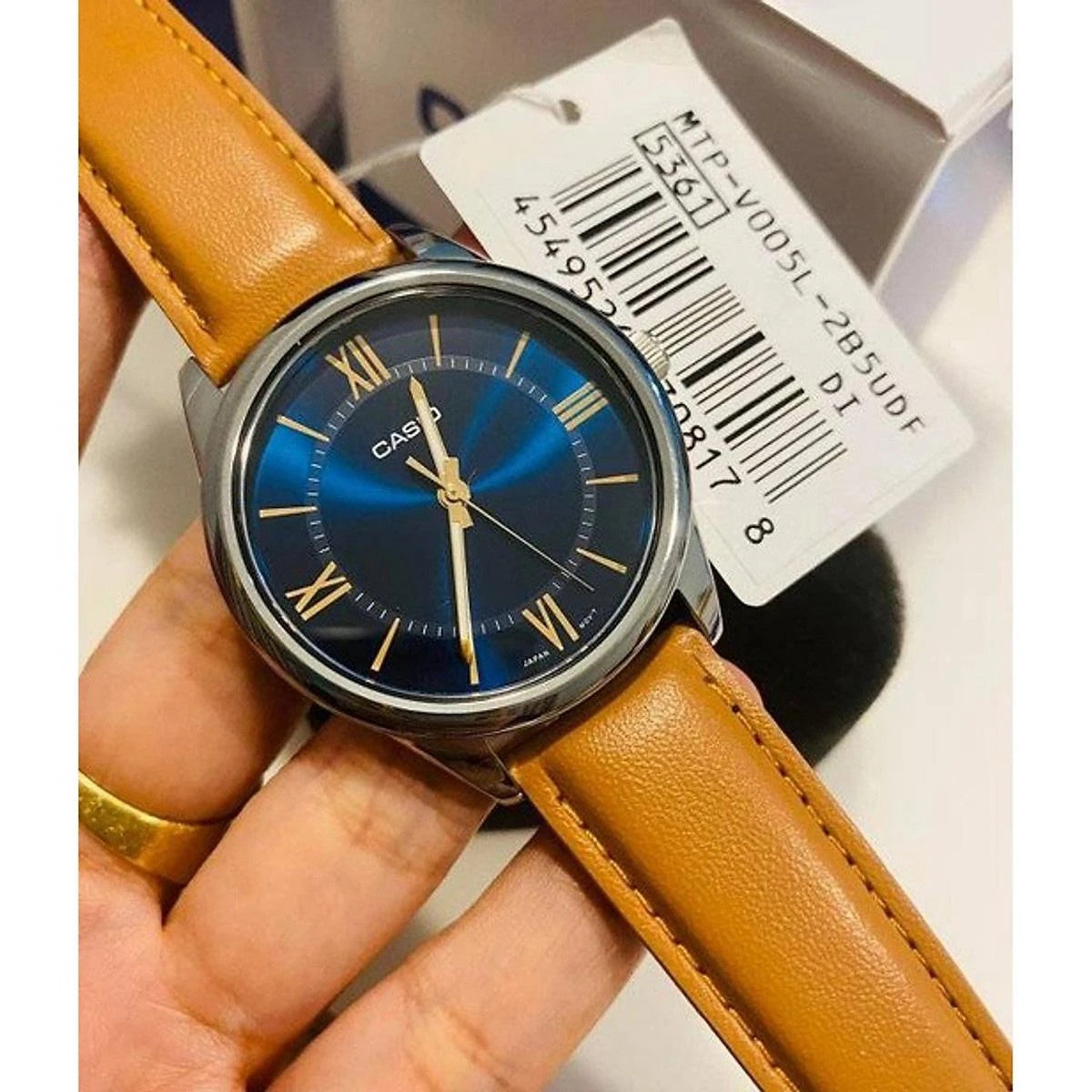 Мъжки аналогов часовник Casio - Casio Collection - MTP-V005L-2B5UDF