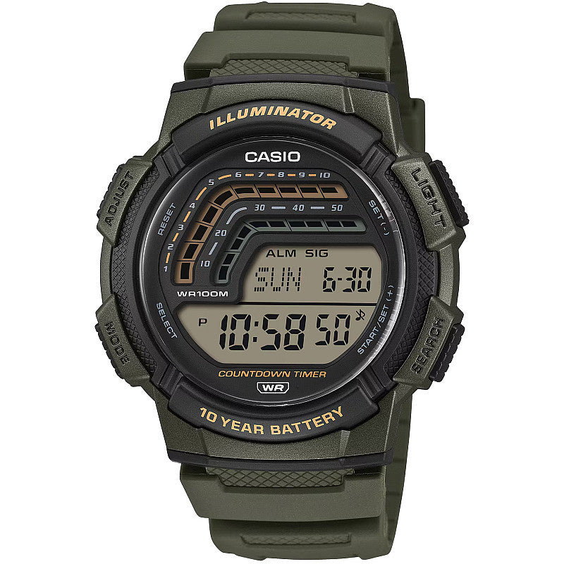 Мъжки часовник Casio - WS-1800-3AVEF