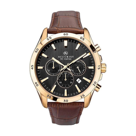 Мъжки аналогов часовник Accurist Chronograph - A-MS644