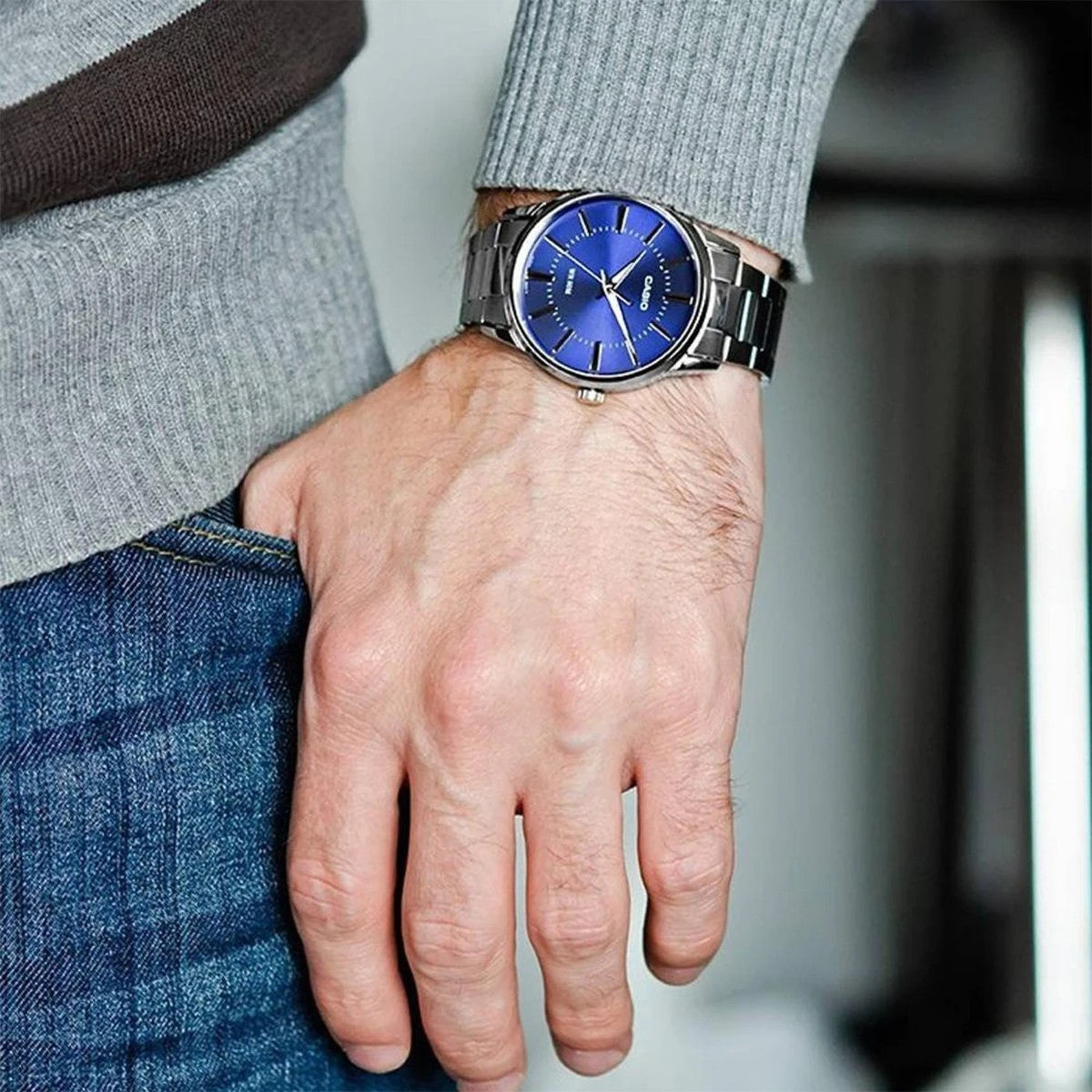 Мъжки аналогов часовник Casio - Casio Collection - MTP-1303PD-2AVEG