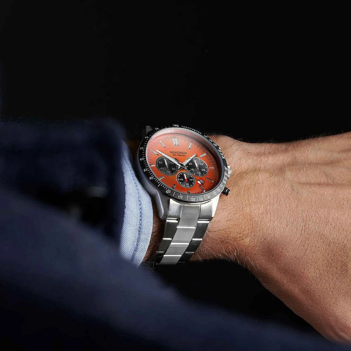 Мъжки аналогов часовник Sekonda Velocity Chronograph - S-30025.00