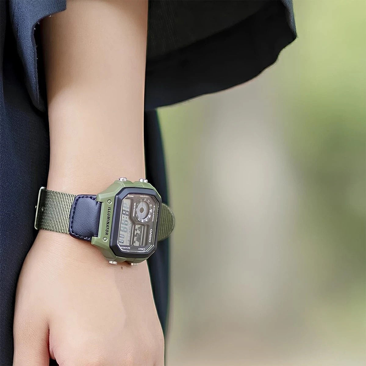 Мъжки часовник Casio - AE-1200WHB-3BVDF