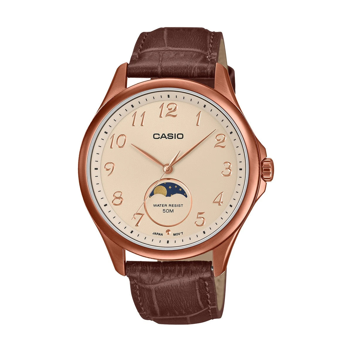Мъжки аналогов часовник Casio Moon Phase - MTP-M110RL-5AVDF
