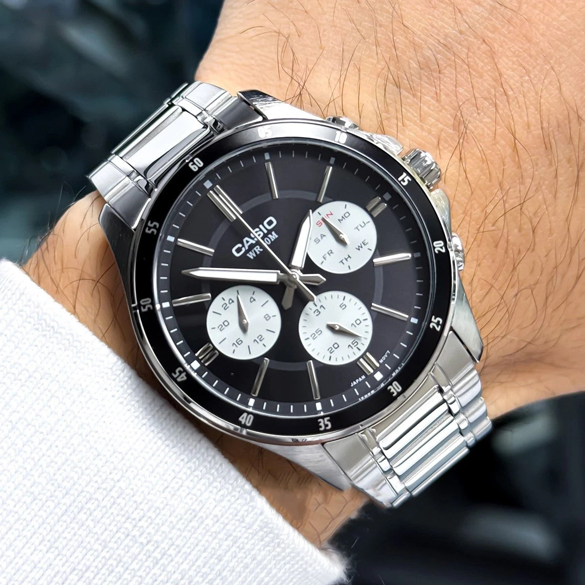 Мъжки аналогов часовник Casio Multi-Dial - Casio Collection - MTP-1374D-1A3VDF