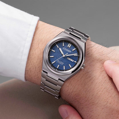 Мъжки часовник Citizen Eco-Drive Titanium  - AW0130-85LE