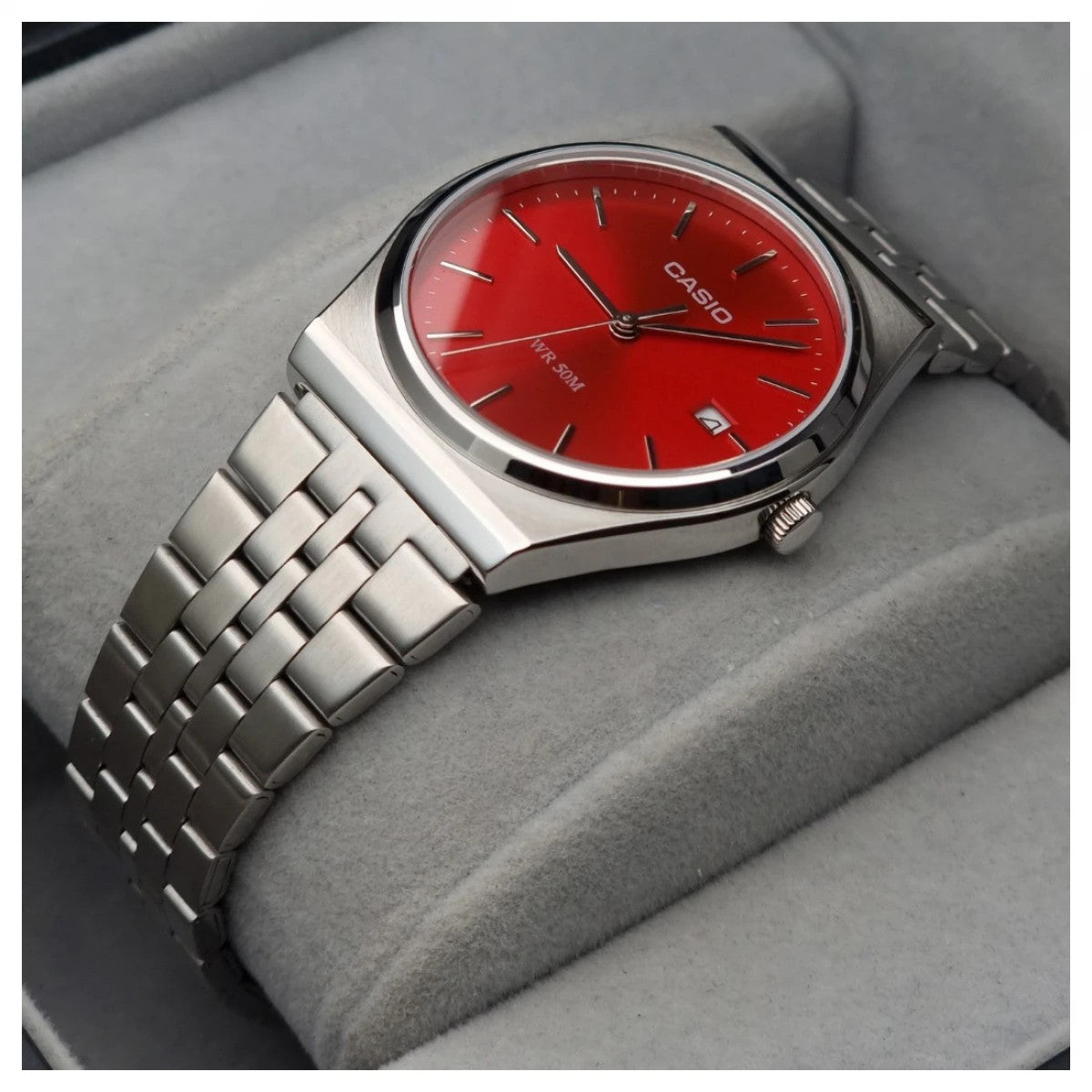 Мъжки аналогов часовник Casio - MTP-B145D-4A2VEF