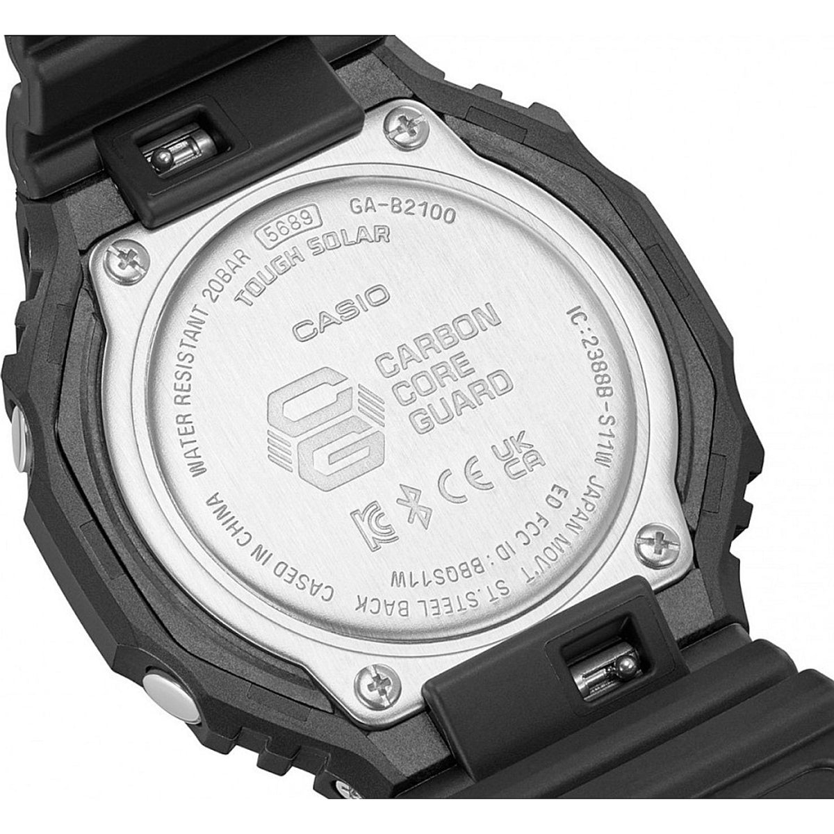 Мъжки часовник Casio G-Shock Bluetooth Solar - GA-B2100-1AER