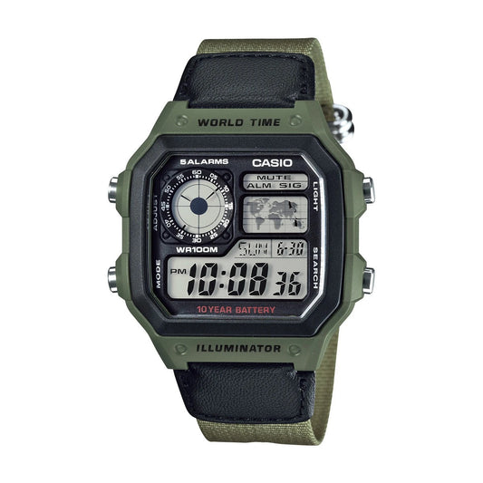 Мъжки часовник Casio - AE-1200WHB-3BVDF