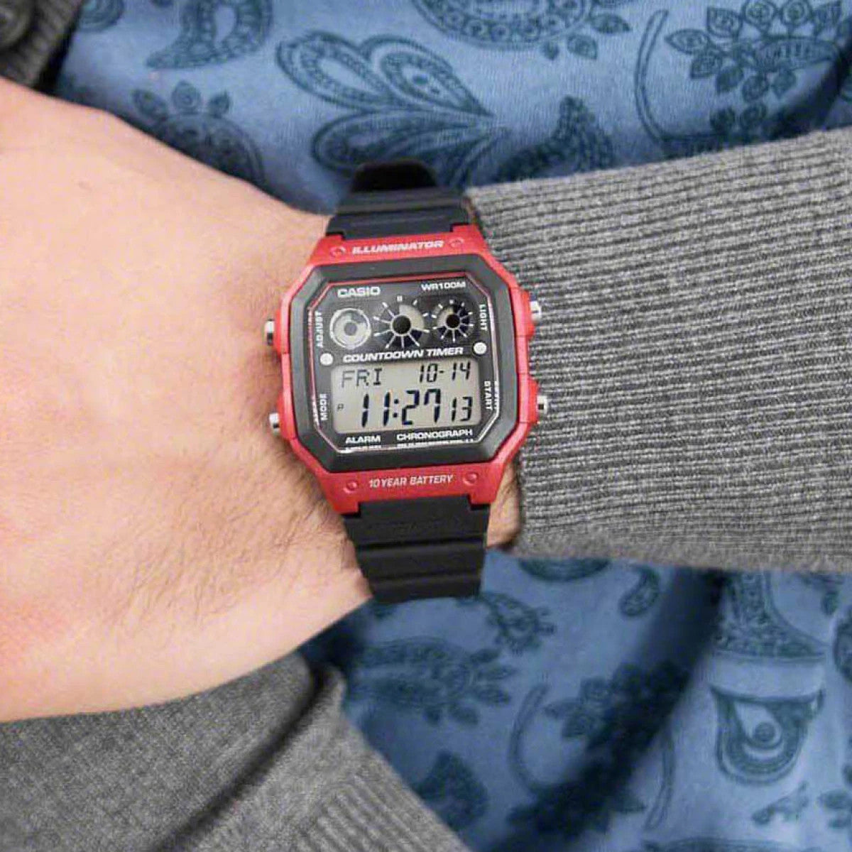 Мъжки часовник Casio - AE-1300WH-4AVDF