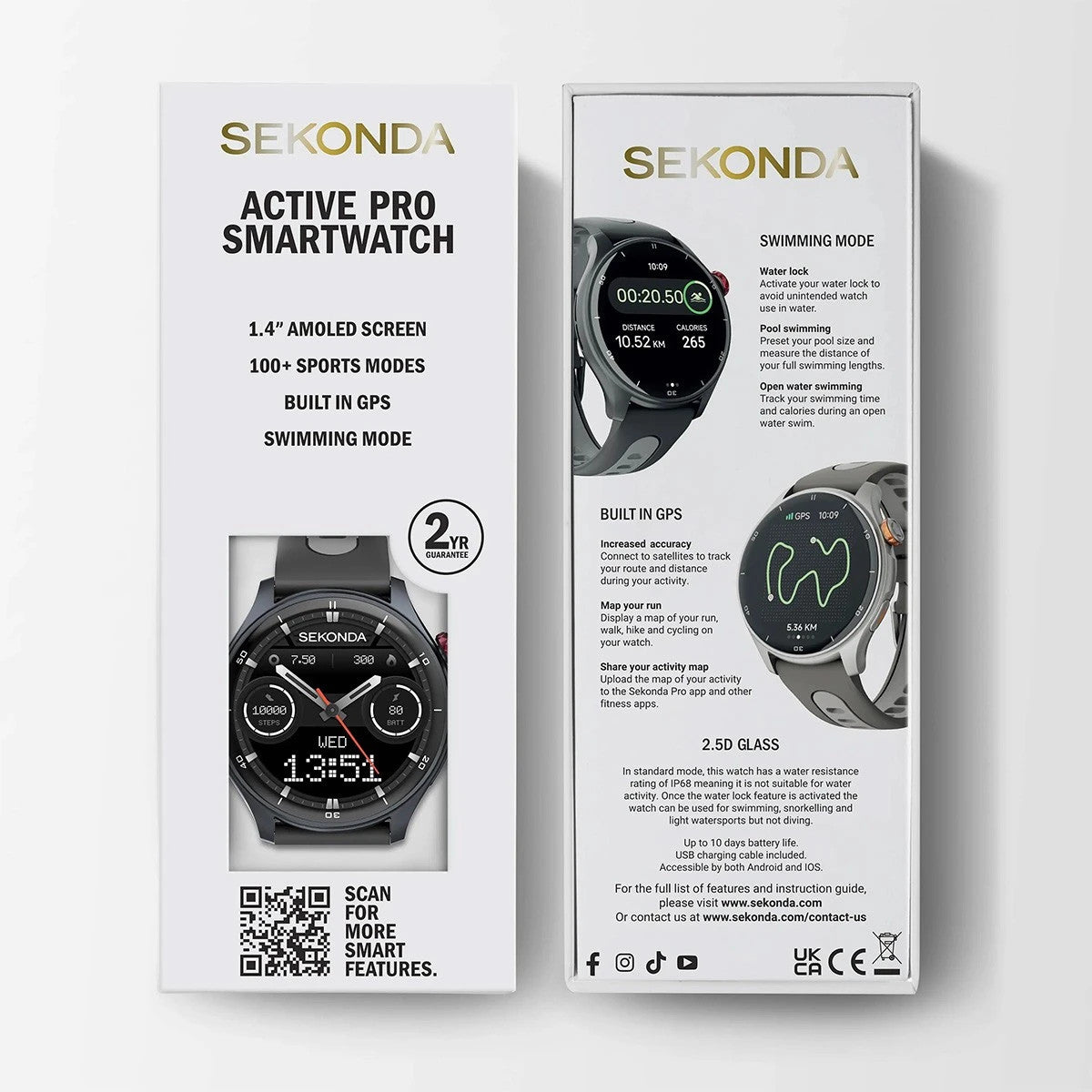Мъжки смарт часовник Sekonda Active Pro - S-30239.00